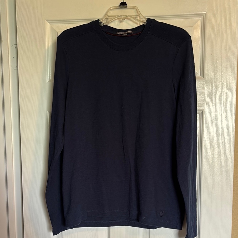 IKE by Ike Behar men’s blue long sleeve thermal shirt size medium